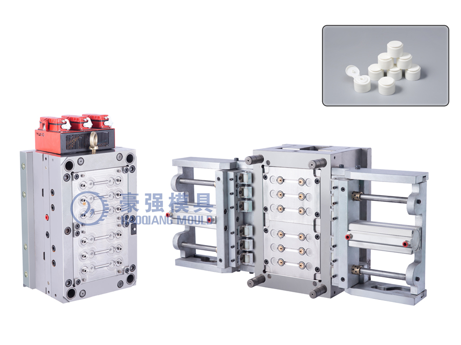 模内折叠翻盖模具
