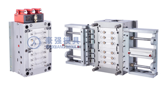 模内折叠翻盖模具